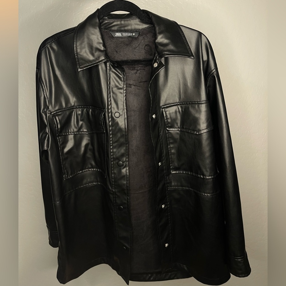 ZARA leather jacket.